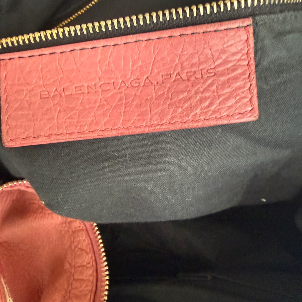 Balenciaga City Pink Leather Motorcycle bag - Picture 3 of 15